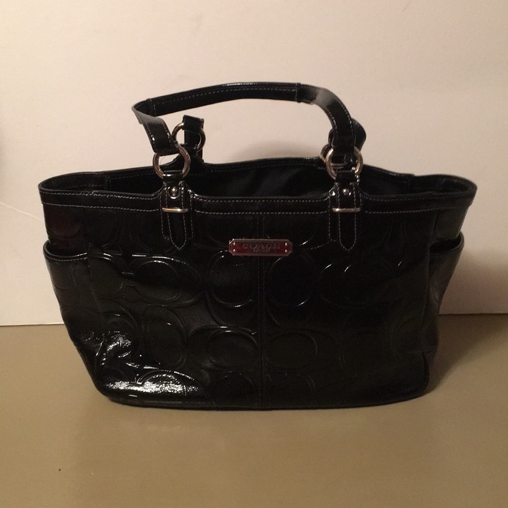 Coach patented tote